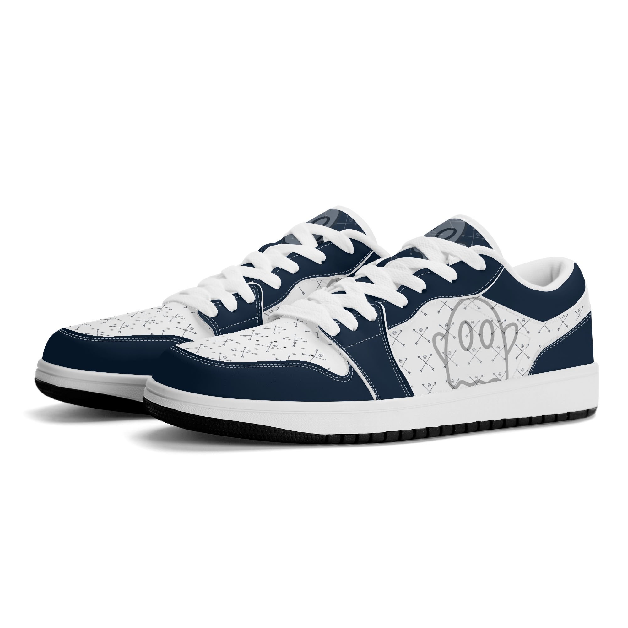 ZONE6IX DISTRIBUTIONS GHOST "SELO" Low Top Sneakers
