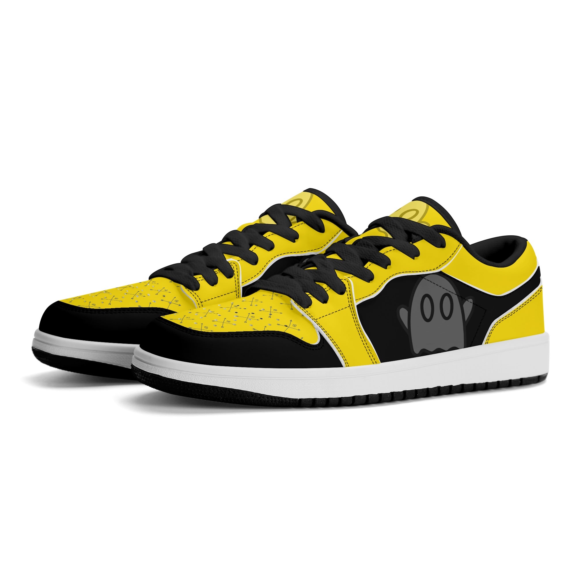 ZONE6IX DISTRIBUTIONS GHOST "YELLA GOLD" Low Top Sneakers
